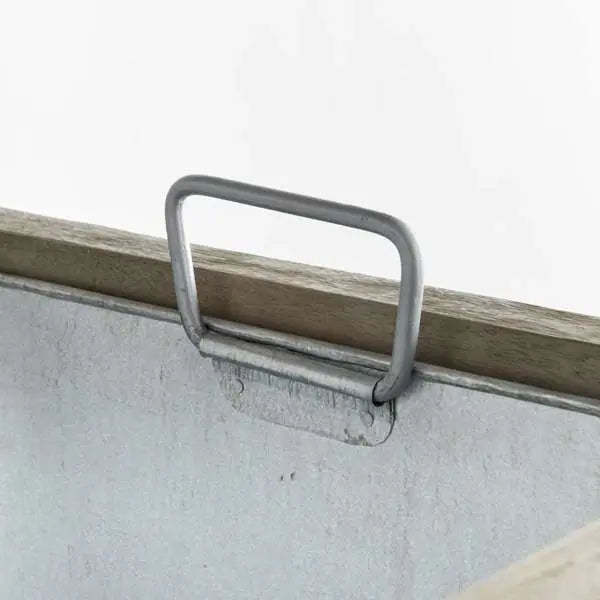 Chatham Planter - Gray Washed Handwoven Teak Wood Napa Home & Garden