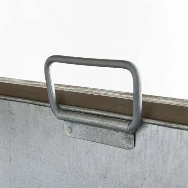 Chatham Planter - Gray Washed Handwoven Teak Wood Napa Home & Garden