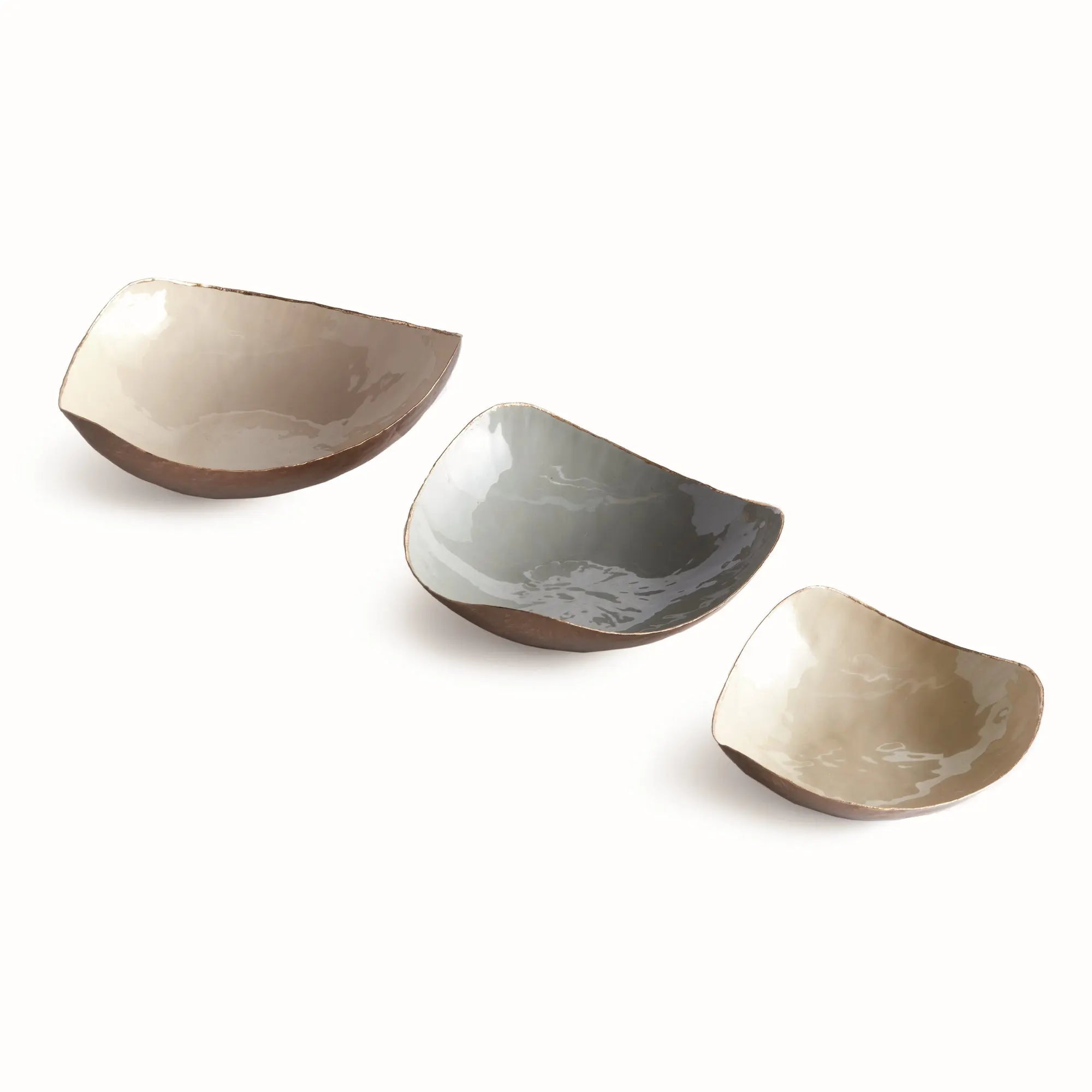 Camryn Decorative Bowls - Set of 3 Hand-Painted Bowls - Villa Decor & Design