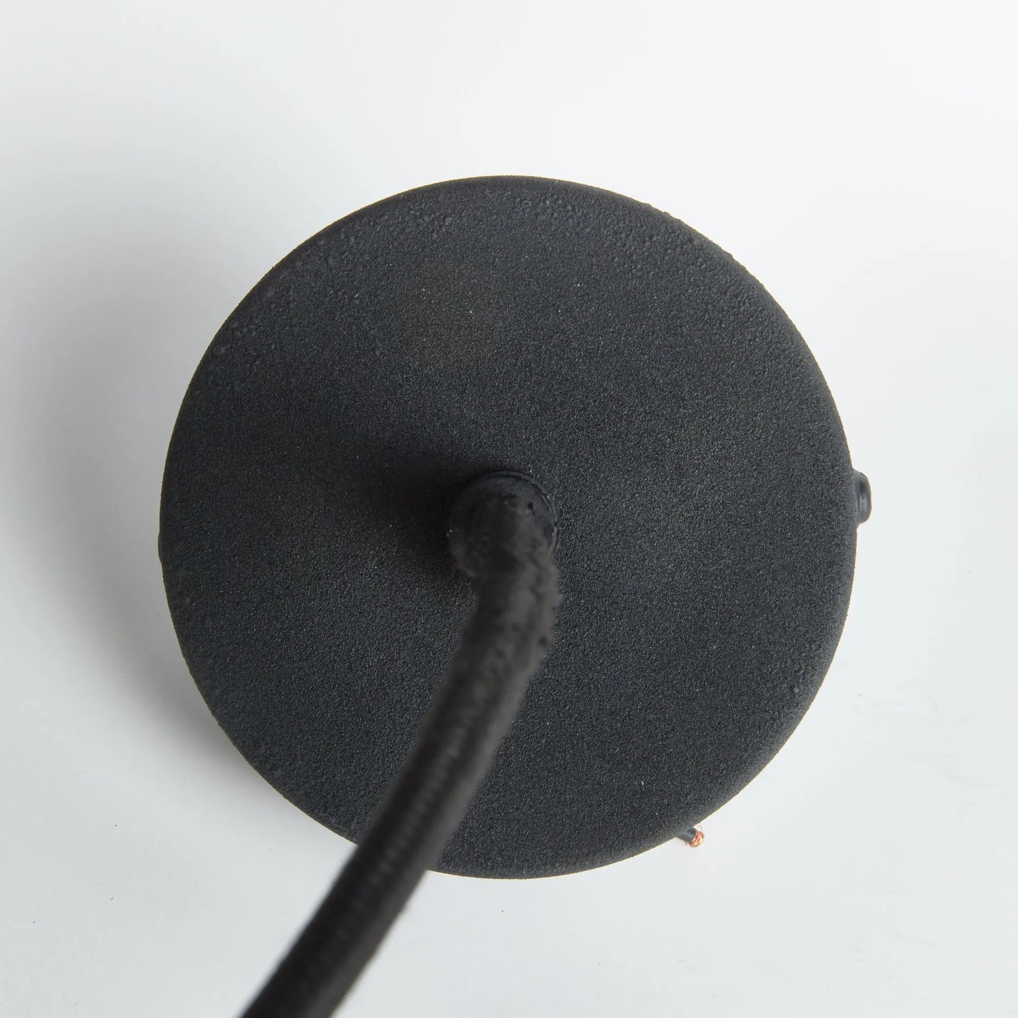 Zach Pendant - Industrial matte charcoal pendant light 