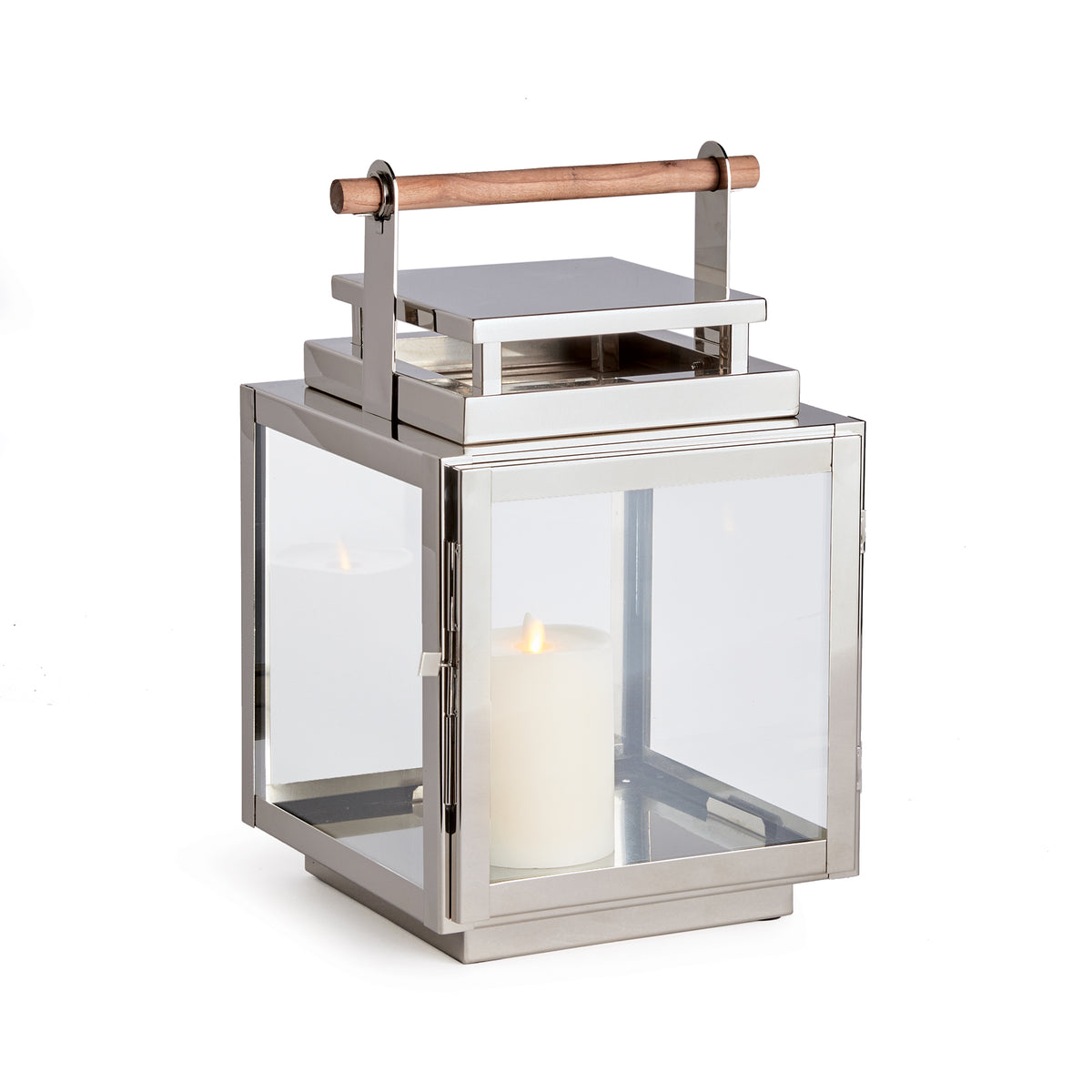 Adwin Outdoor Lantern Medium in Nickel