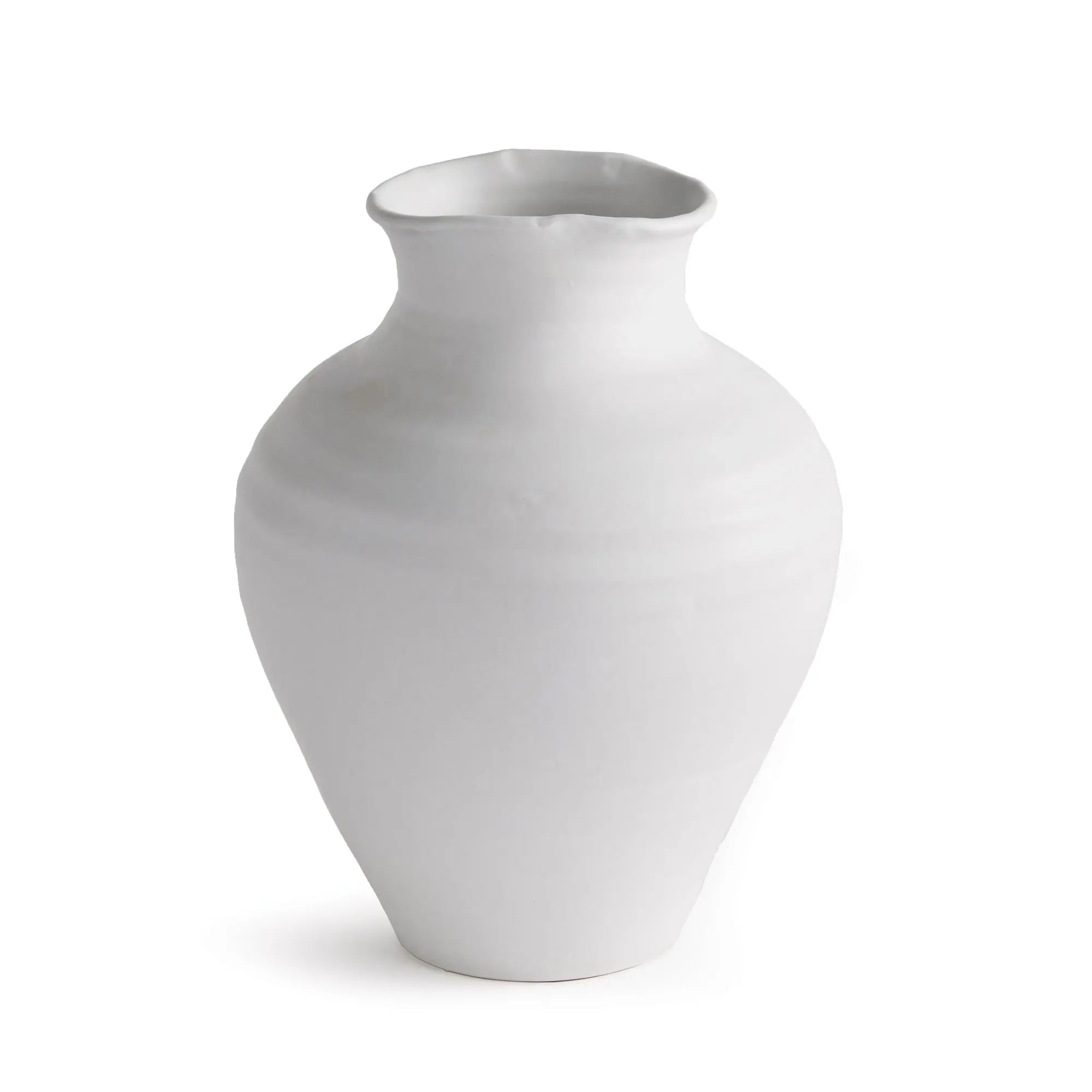 Mirela Vase  - Medium, WHITE
