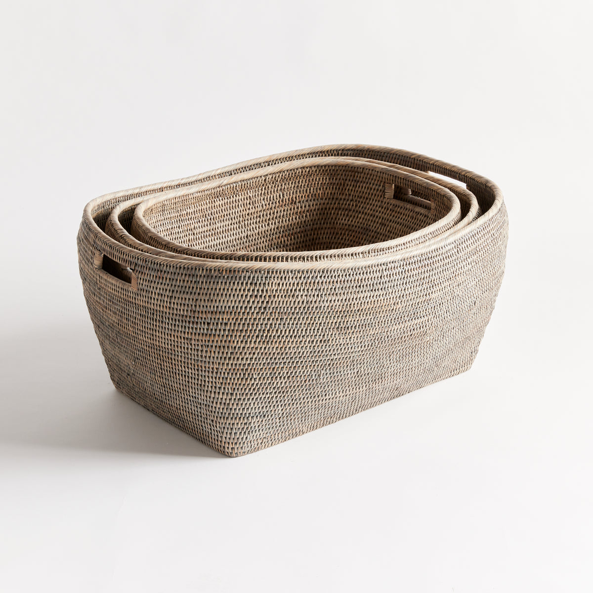 Burma Rattan Family Baskets, Set of 3