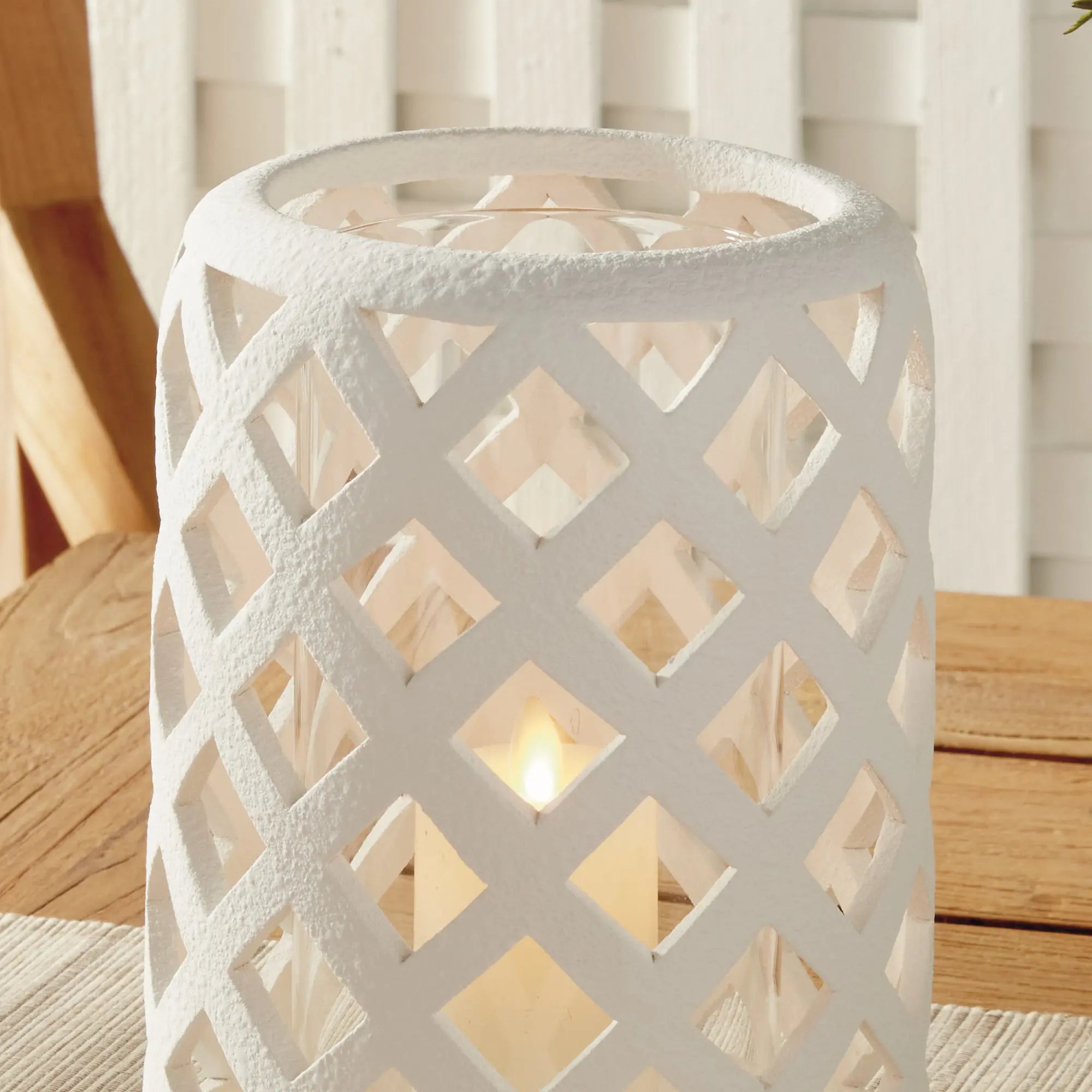 Lucca hurricane candleholder - LARGE