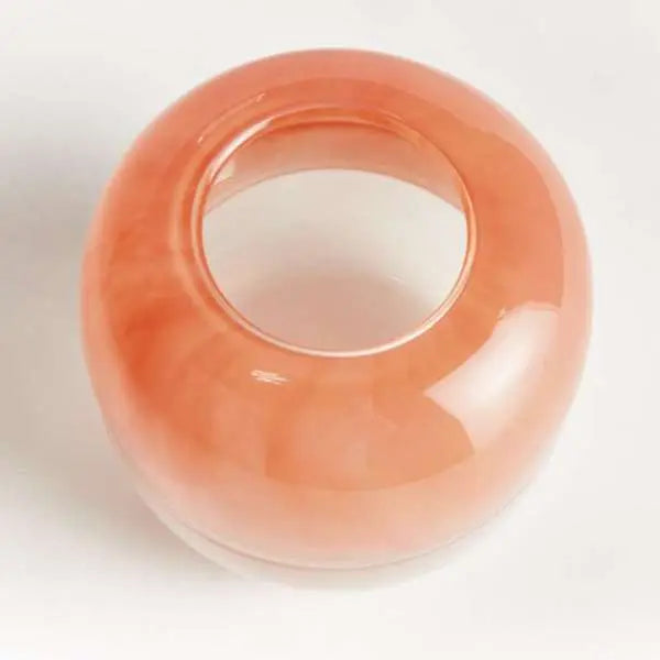 Melora Vase - Small or Large Melon Ombre Mouth-Blown Glass - Villa Decor & Design