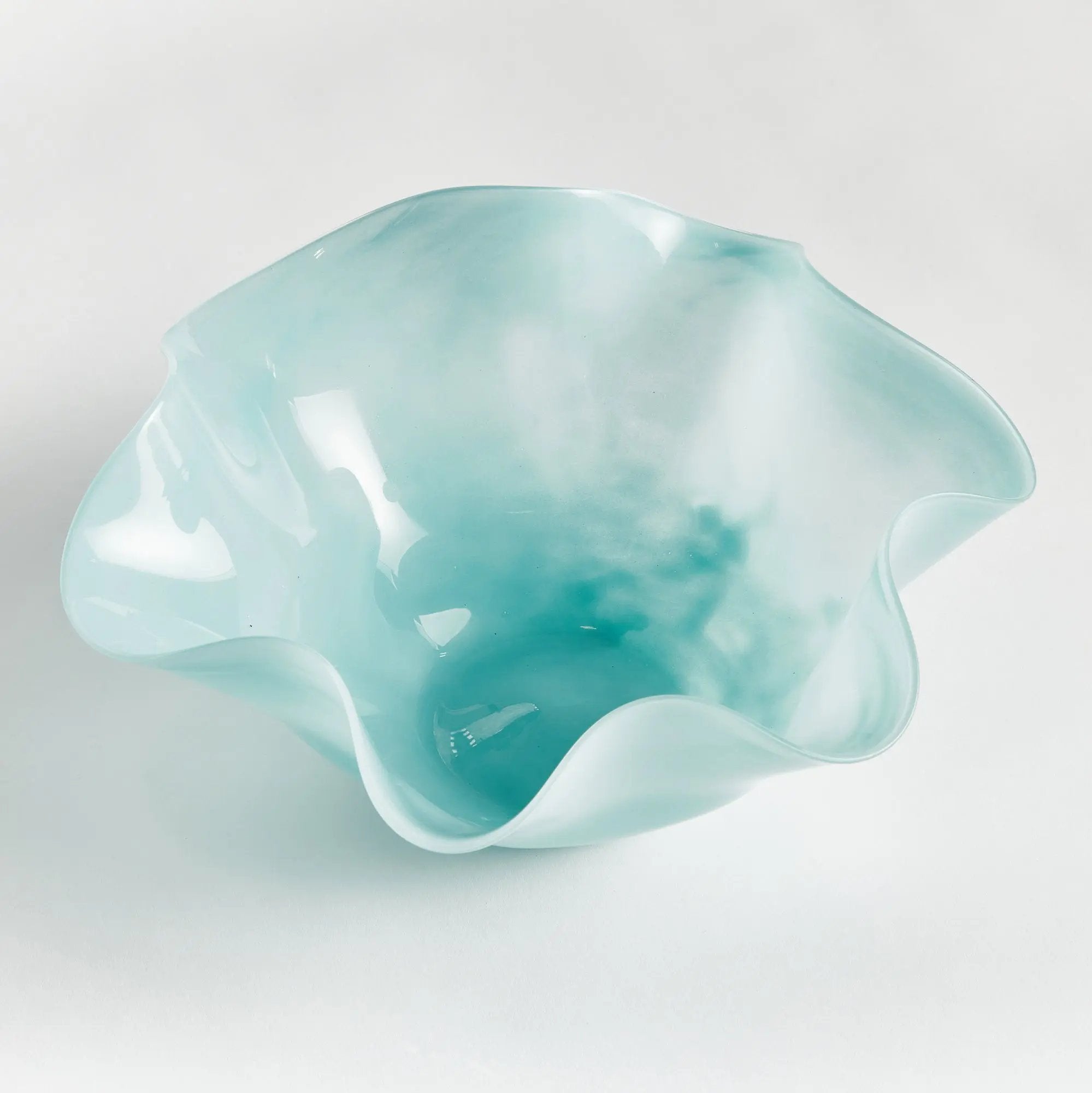Ceila Bowl – Light Blue Glass, Small or Large Napa Home & Garden