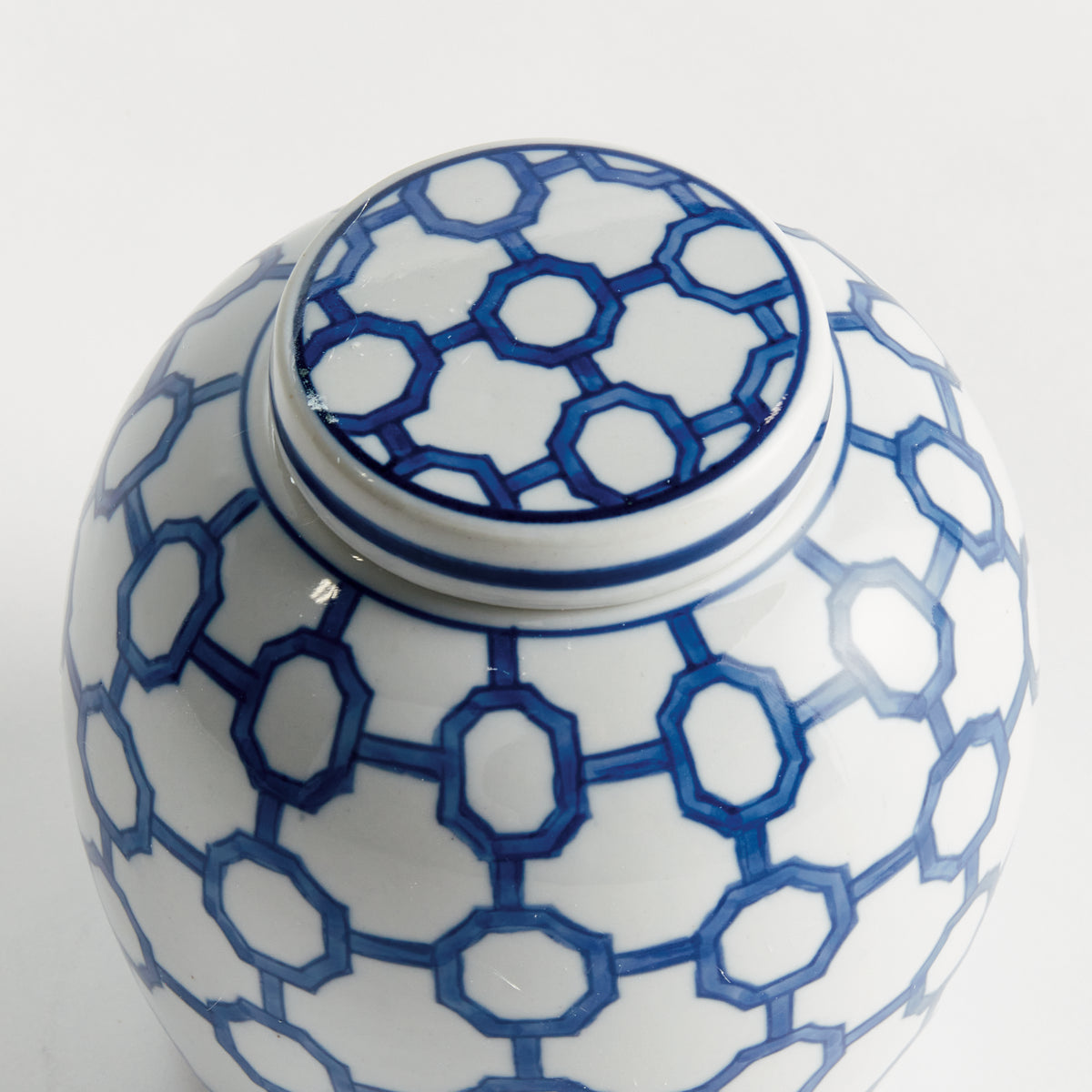 Barclay Butera Dynasty Link Lidded Jar