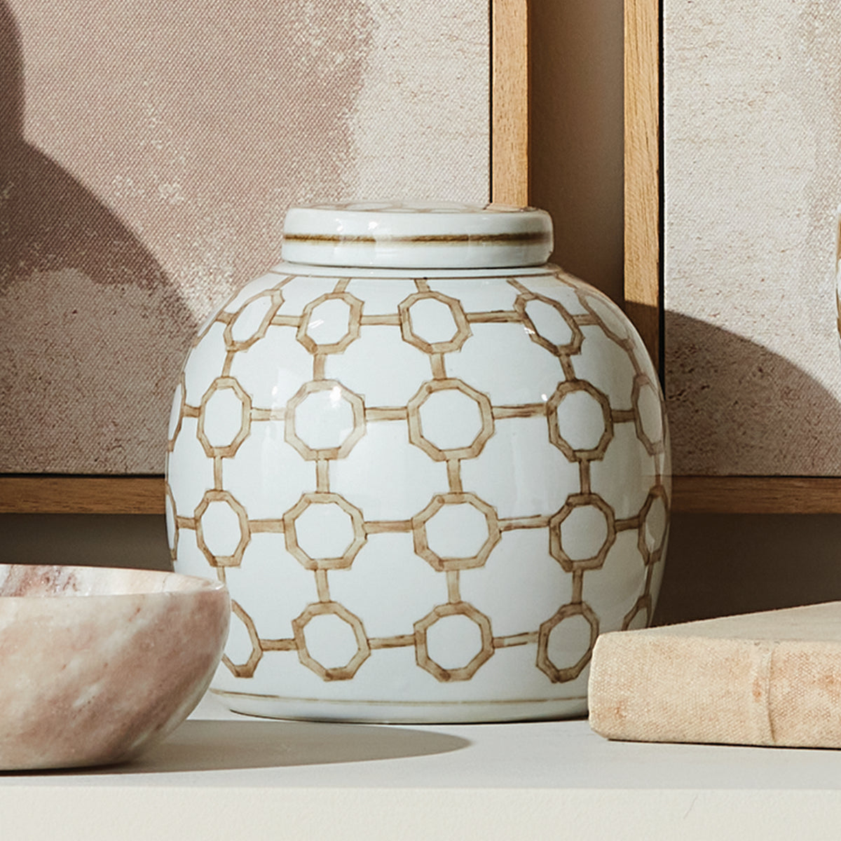 Province Link Lidded Jar