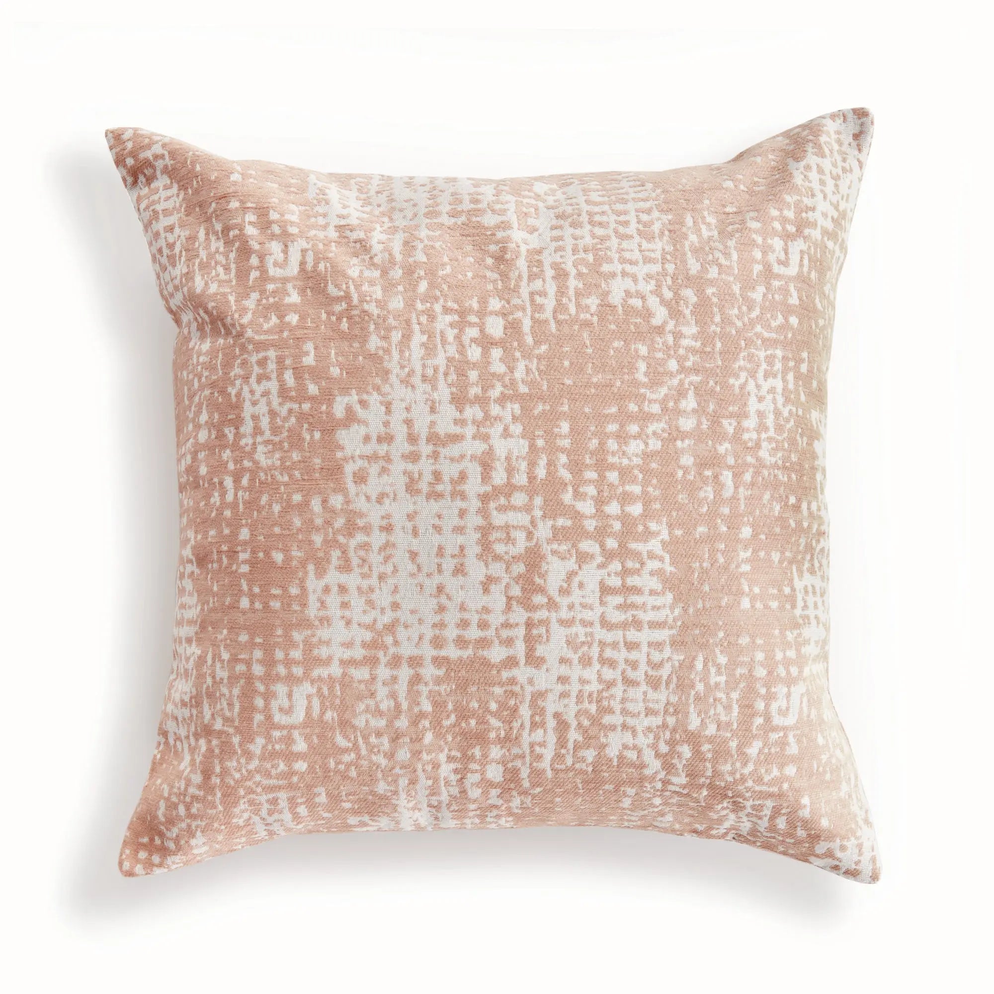 Textured Pink Throw Pillow - 24x24