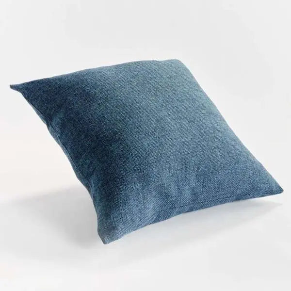 Bevin Indoor-Outdoor Pillow - Dark Blue Jacquard | Recycled Fiber Insert Napa Home & Garden