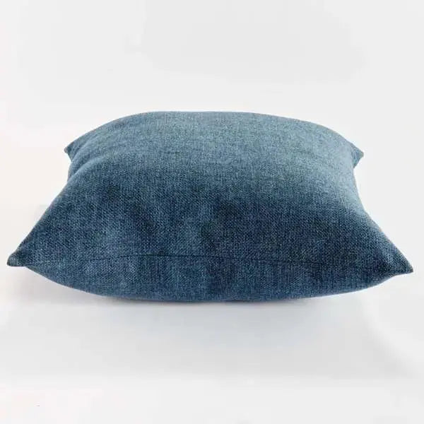 Bevin Indoor-Outdoor Pillow - Dark Blue Jacquard | Recycled Fiber Insert Napa Home & Garden