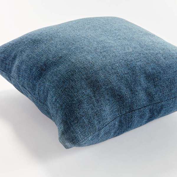 Bevin Indoor-Outdoor Pillow - Dark Blue Jacquard | Recycled Fiber Insert Napa Home & Garden