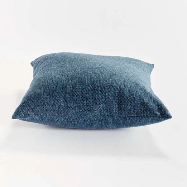 Bevin Indoor-Outdoor Pillow - Dark Blue Jacquard | Recycled Fiber Insert Napa Home & Garden