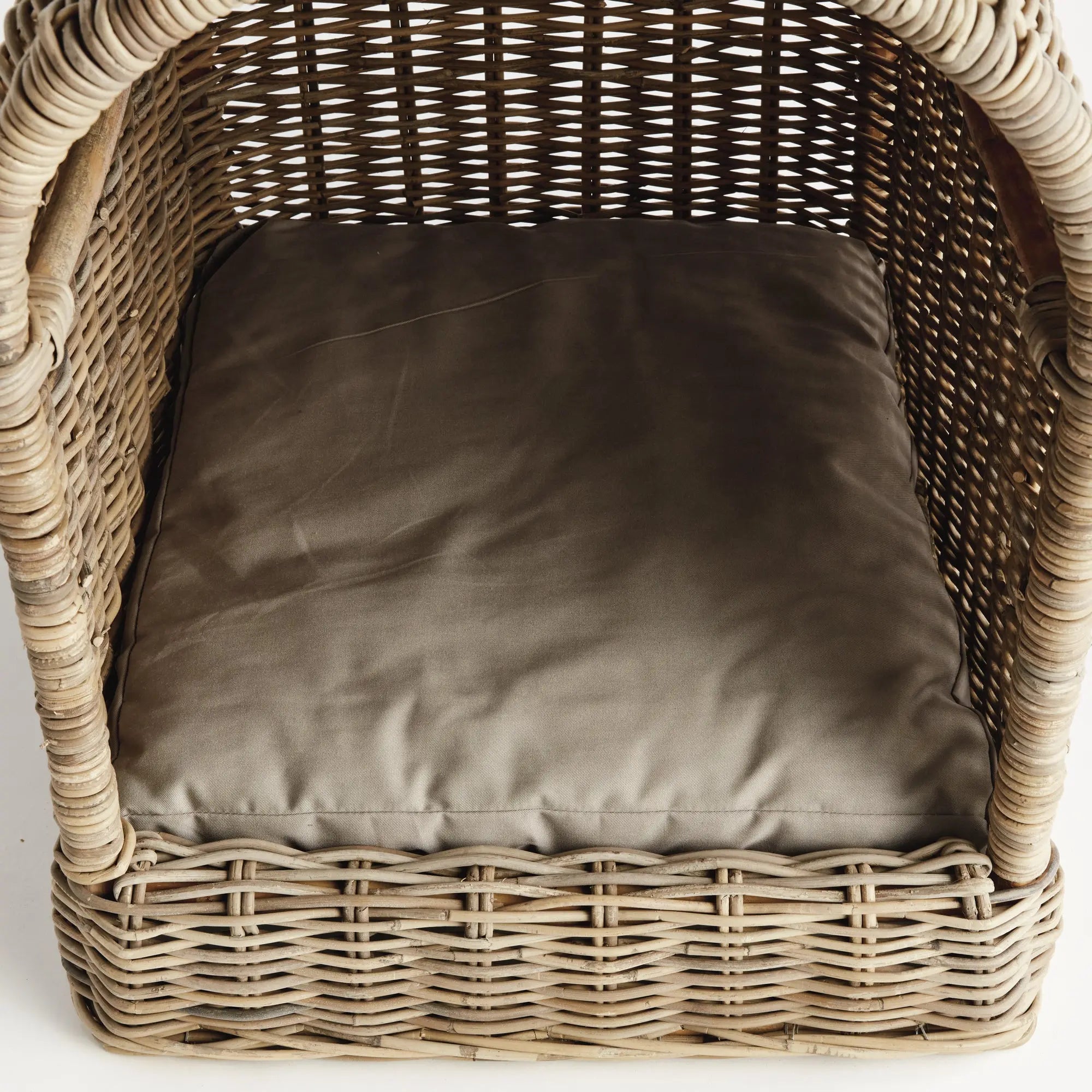 Large Normandy pet bed in stylish dove gray finish
