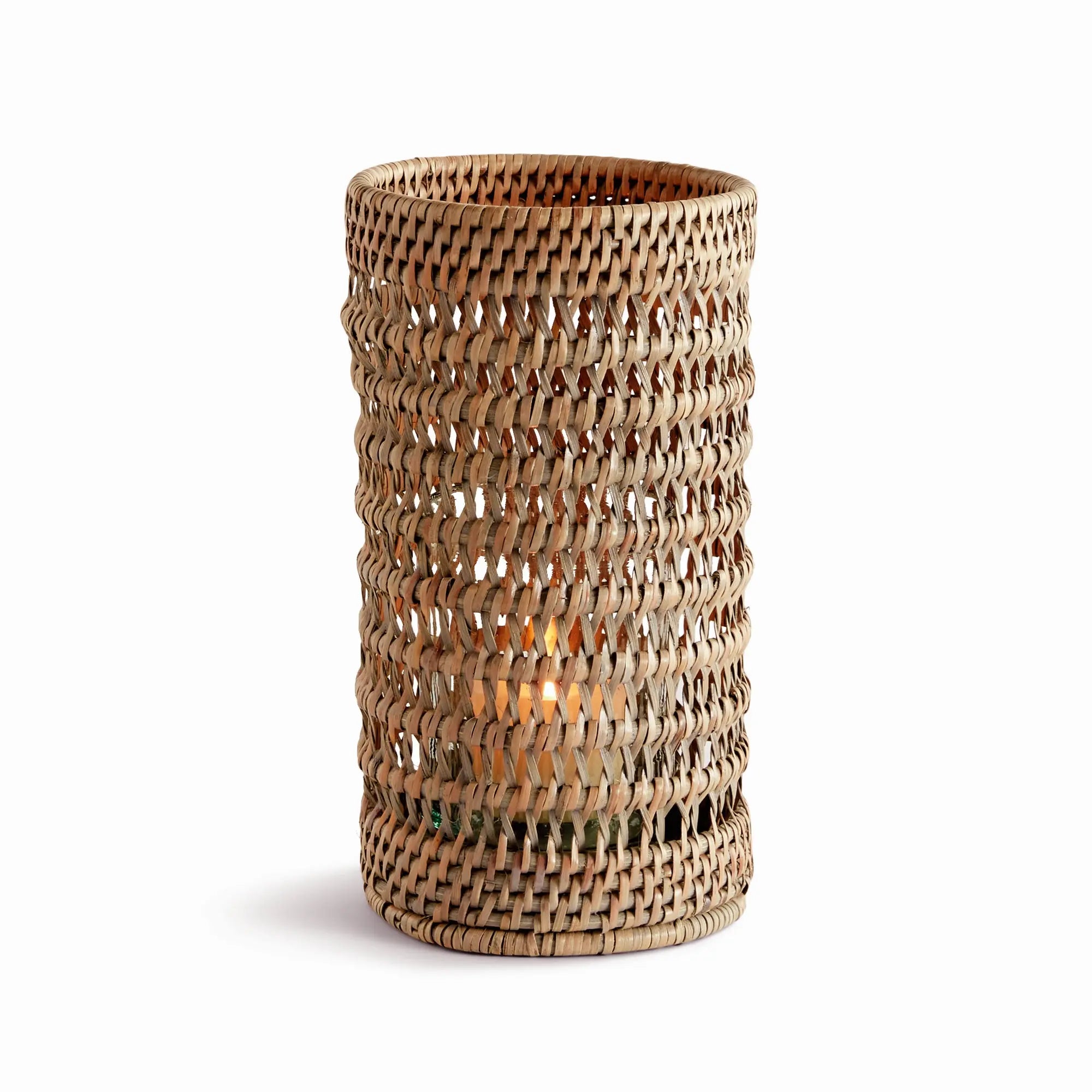 Burma Rattan Hurricane - SMALL, Warm Brown