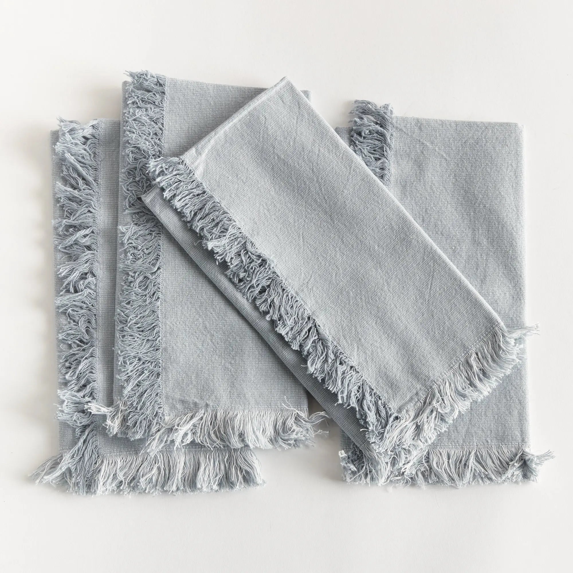 Aura Cotton Dinner Napkins - Set of 4 | Soft, Durable & Machine Washable - Villa Decor & Design