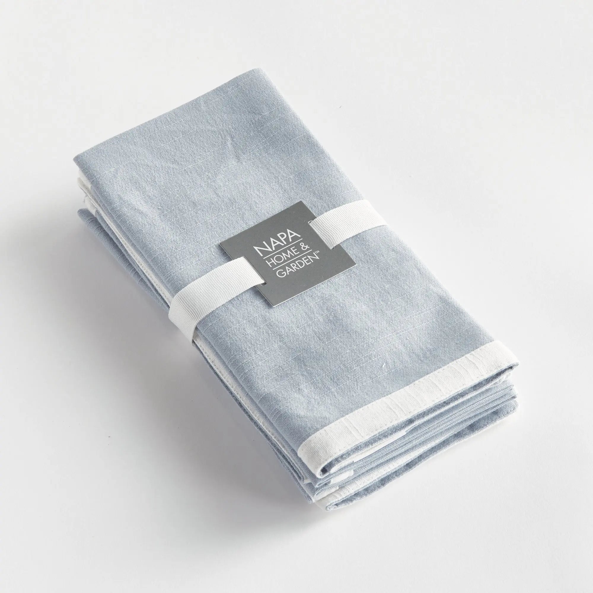 Paige Dinner Napkins (Blue/White), SET OF 4