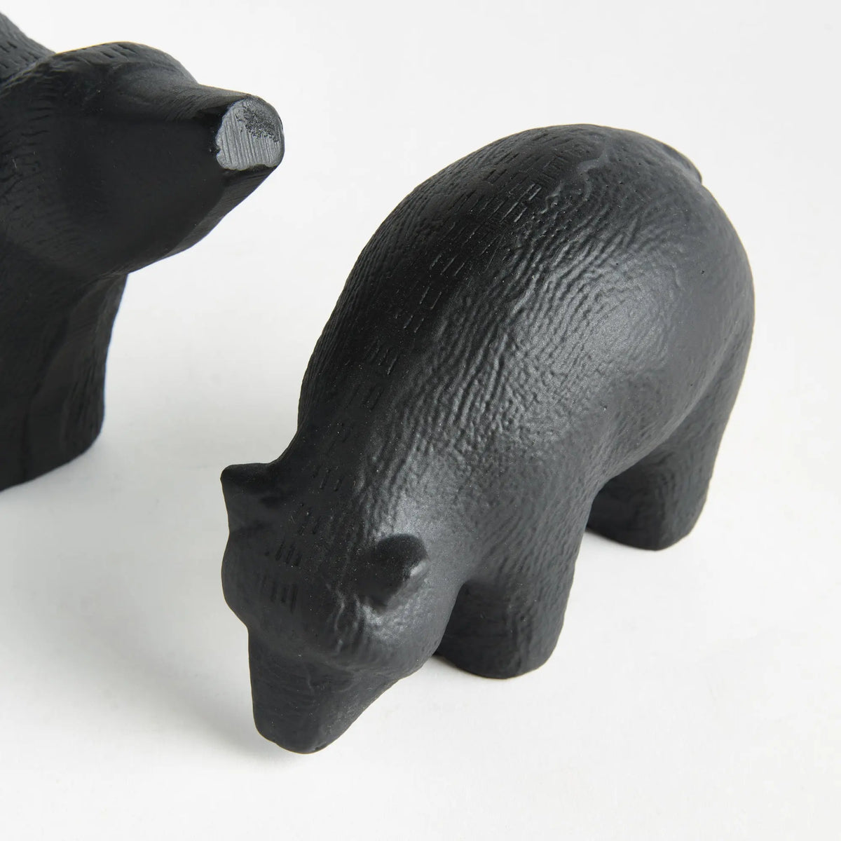 Koda Bear Sculptures Set of 2 – Black