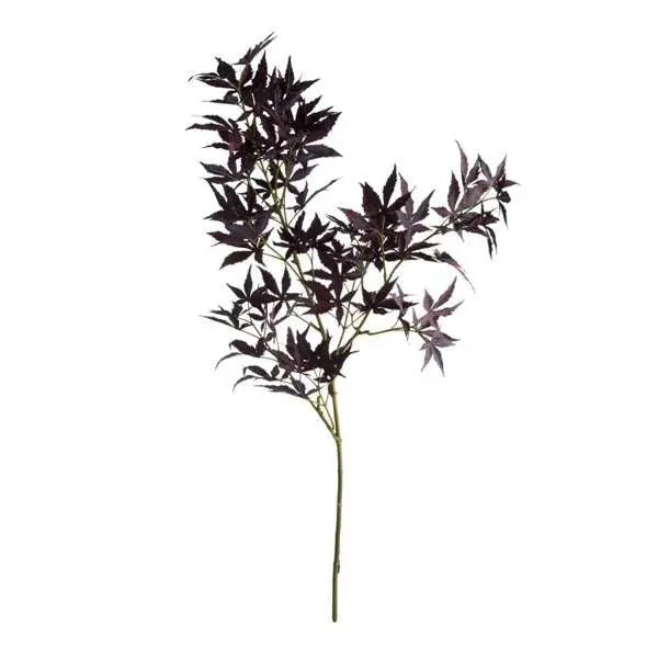 Faux Maple Leaf Branches 41" ST/2 - Green, Yellow or Purple | Realistic Faux Maple Leaf Branches