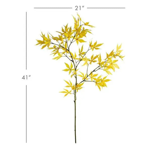 Maple Leaf Branches 41" ST/2 - Green, Yellow or Purple | Realistic Faux Maple Leaf Branches Napa Home & Garden