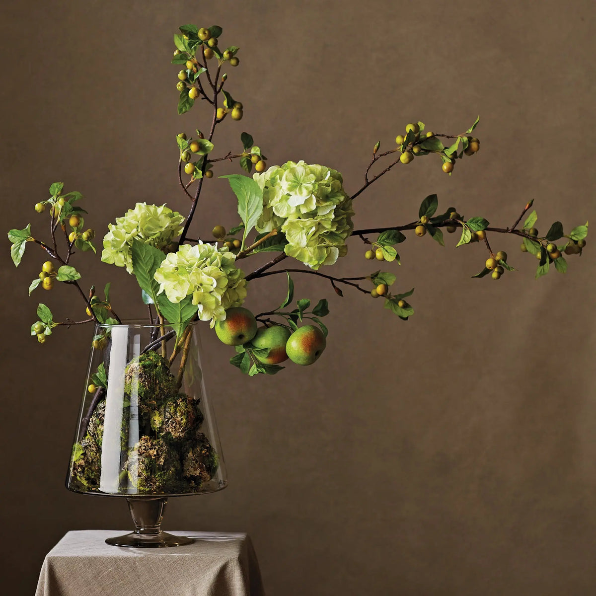 Apple Branches 20" Set of 4 – Green