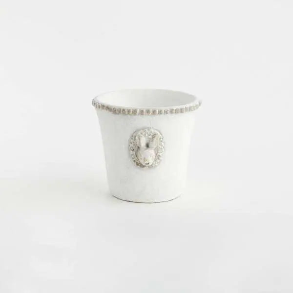 Classic Rabbit Pot - Concrete Graywash Planter (Medium or Large) Napa Home & Garden