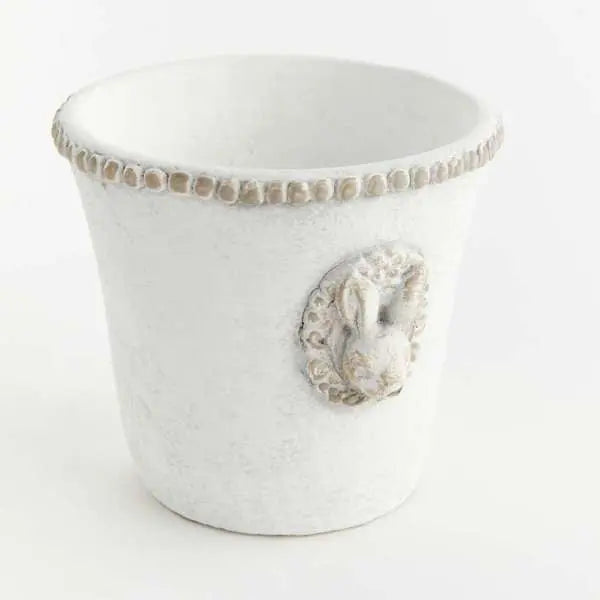 Classic Rabbit Pot - Concrete Graywash Planter (Medium or Large) Napa Home & Garden