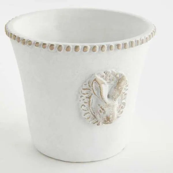 Classic Rabbit Pot - Concrete Graywash Planter (Medium or Large) Napa Home & Garden