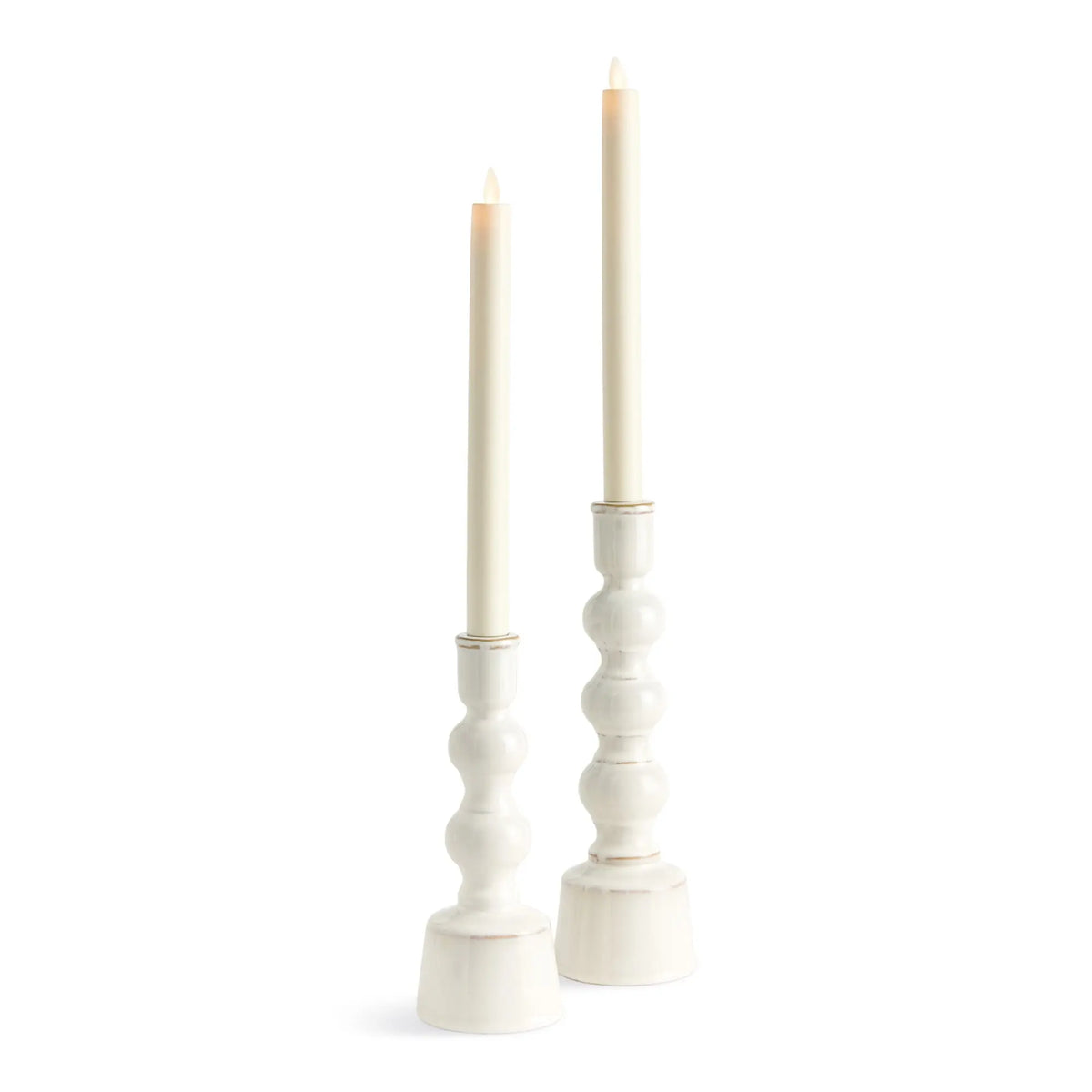 Caroline Taper Holders Set of 2 – Cream