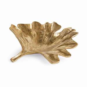 Folia Decorative Tray in Gold