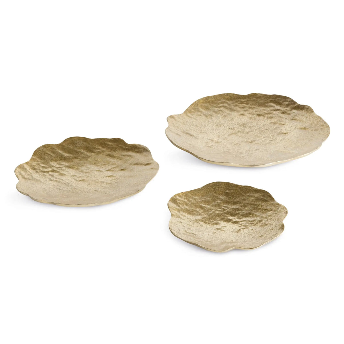 Rylee Decorative Trays Set of 3 – Gold