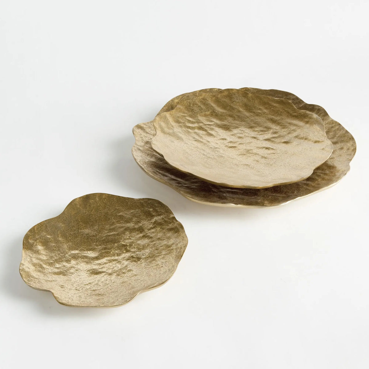 Rylee Decorative Trays Set of 3 – Gold