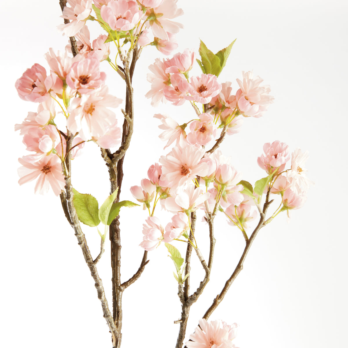 Double Cherry Blossom Branches 46", Set of 2