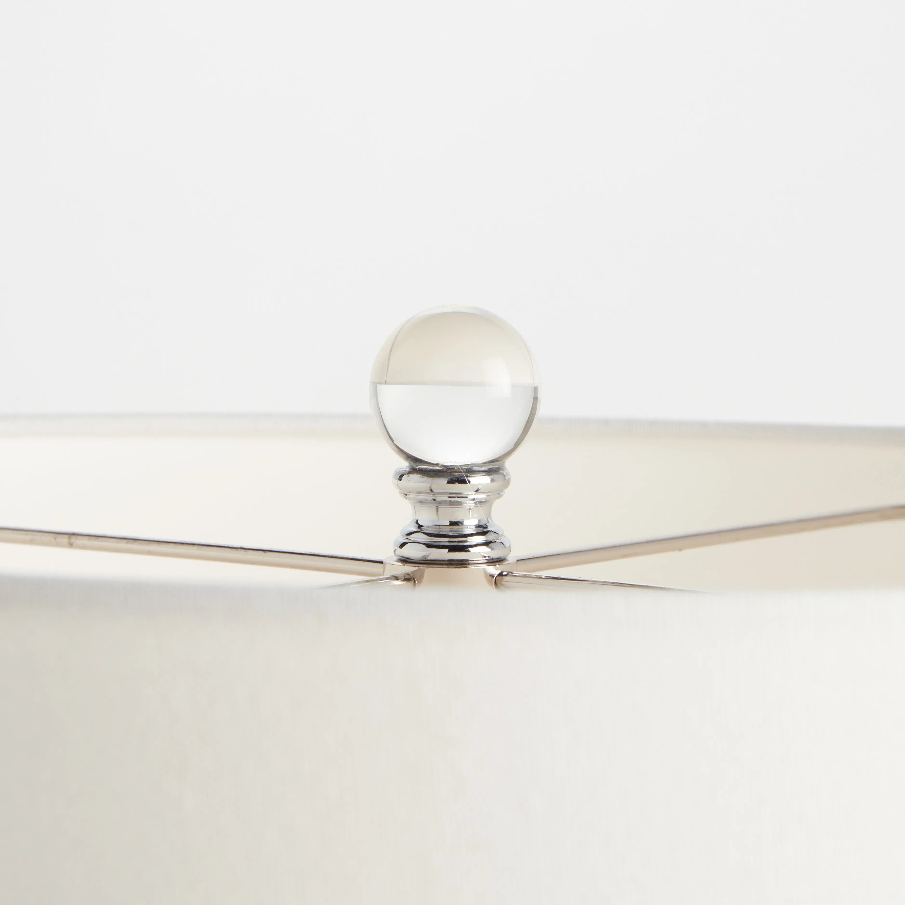 Christine Chinoiserie Lamp - Hand-Painted Blue & White Porcelain with Crystal Base Napa Home & Garden