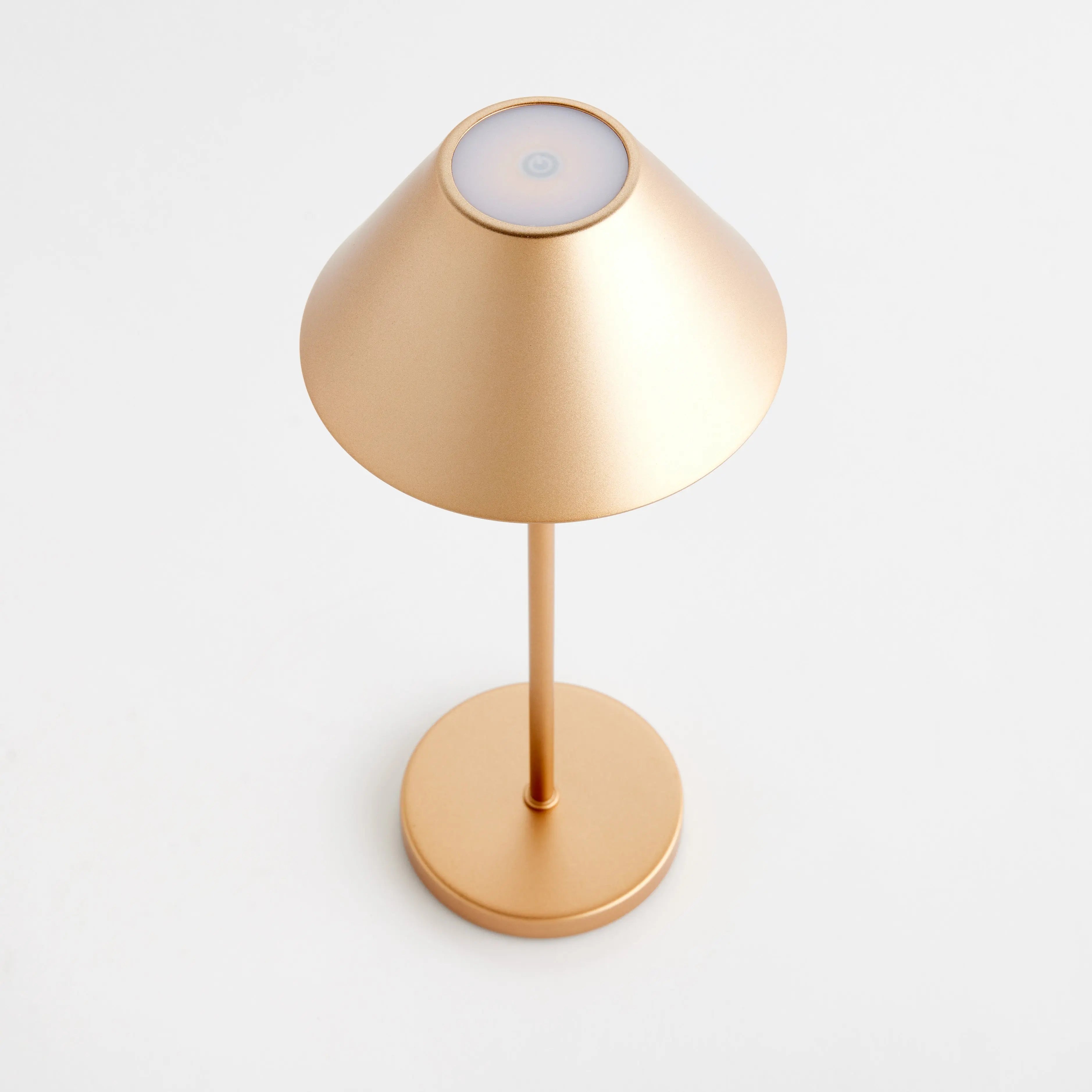 Alluna Cordless LED Lamp - 14" Stately Metal Empire Lamp (9 Colors) - Villa Decor & Design