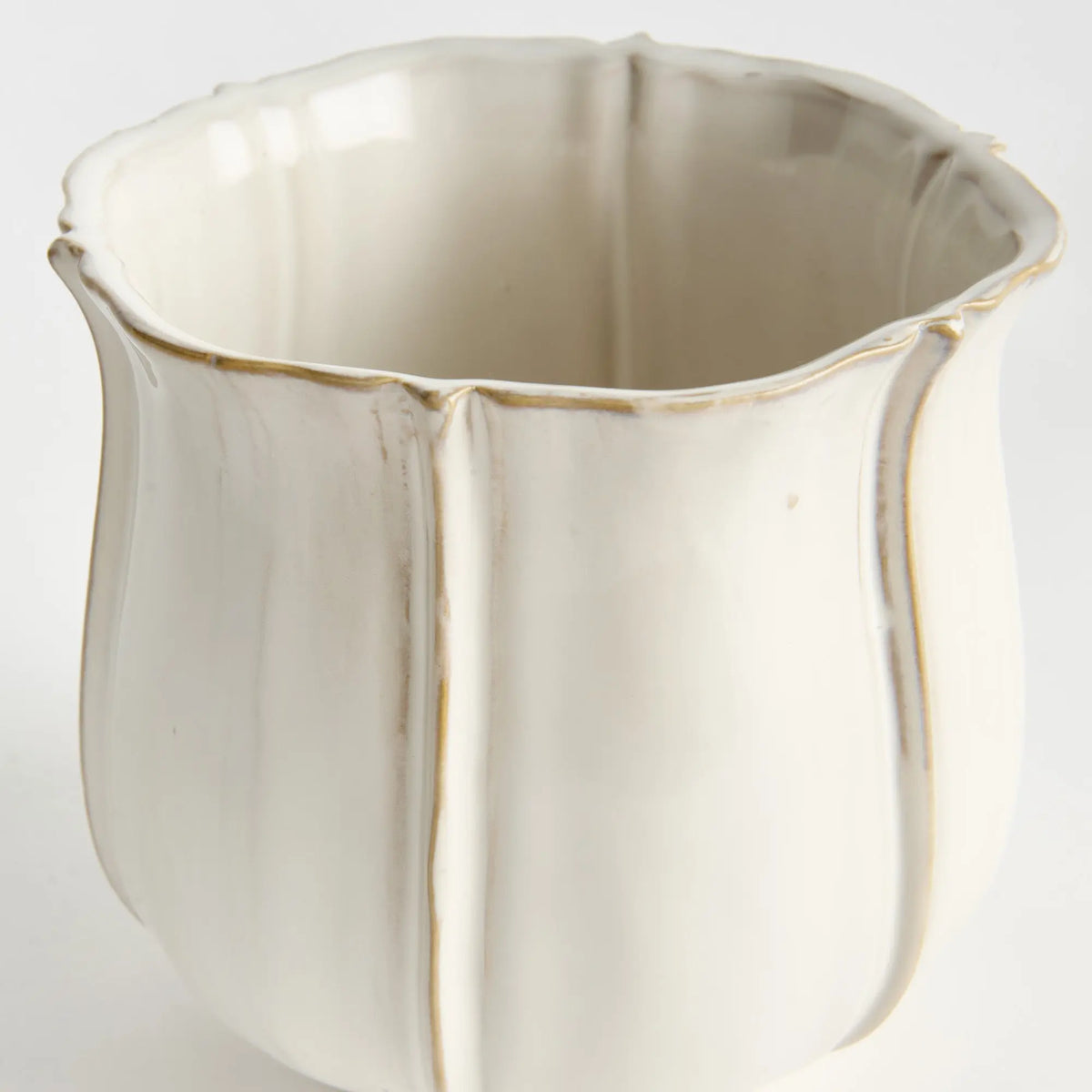 Allison Pot Large – White