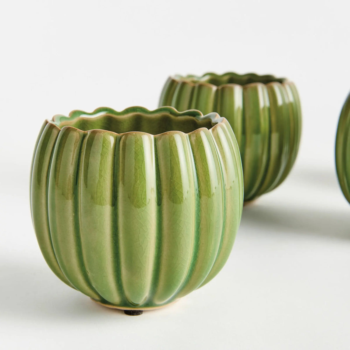 Leanna Mini Pots Set of 4 – Green
