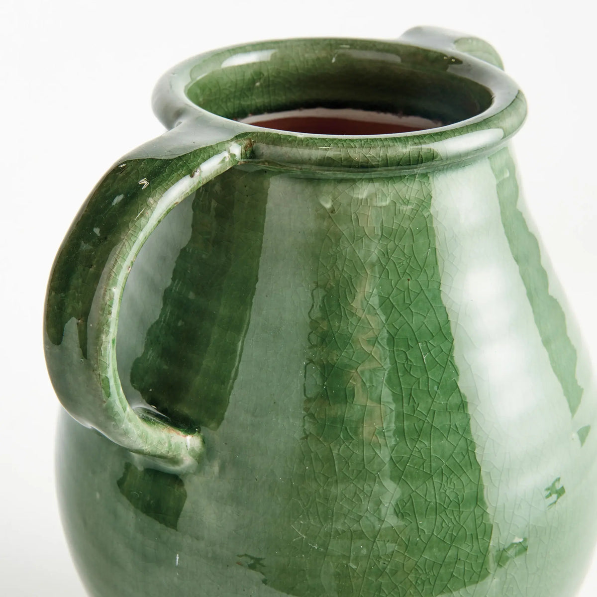 Maisha Vase With Handles Small – Green