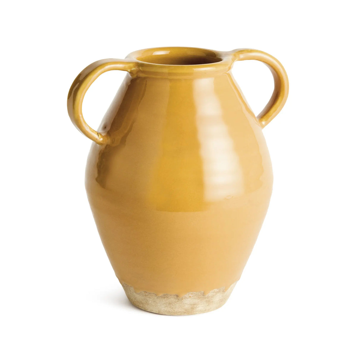 Maisha Vase With Handles Small – Yellow