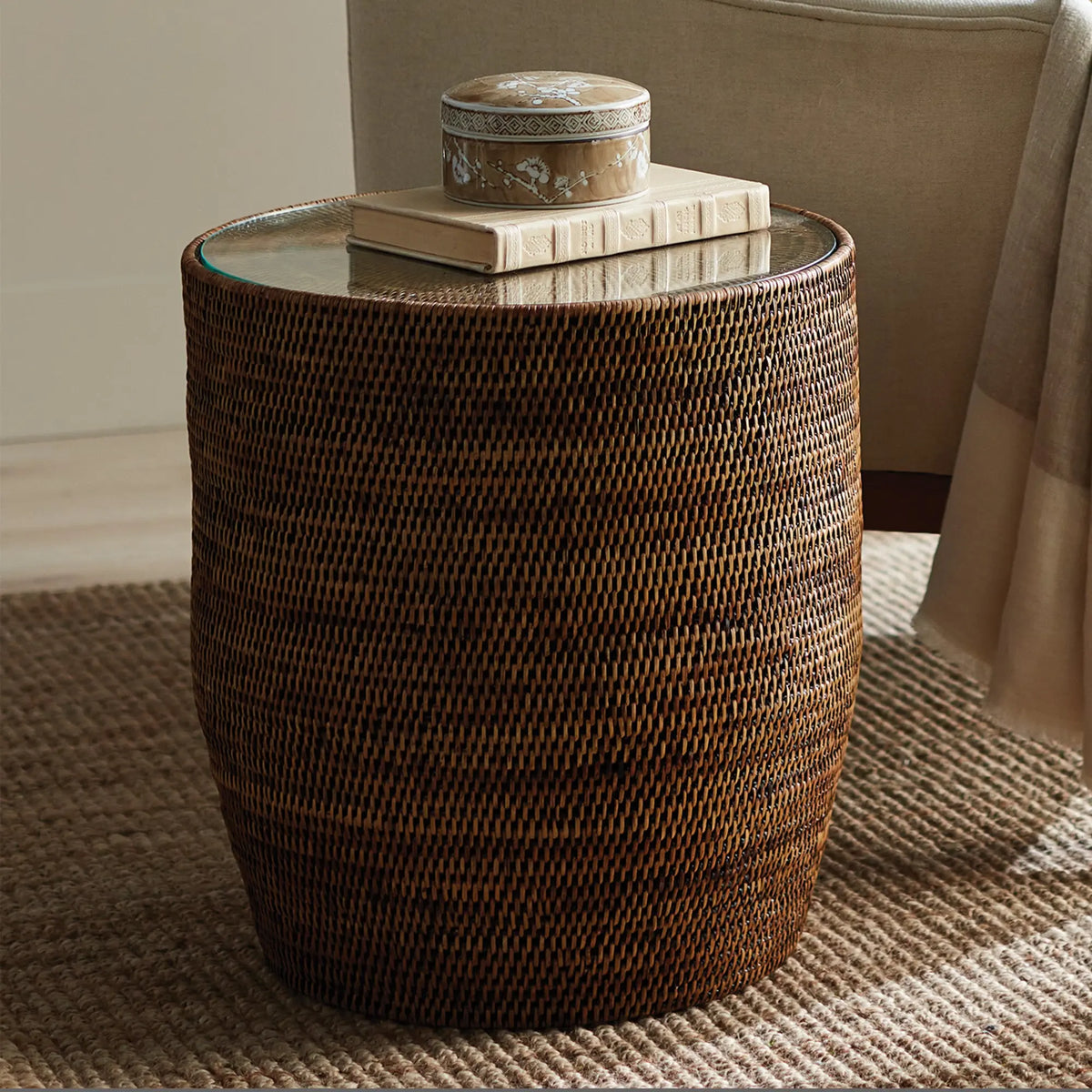 Burma Rattan Side Table