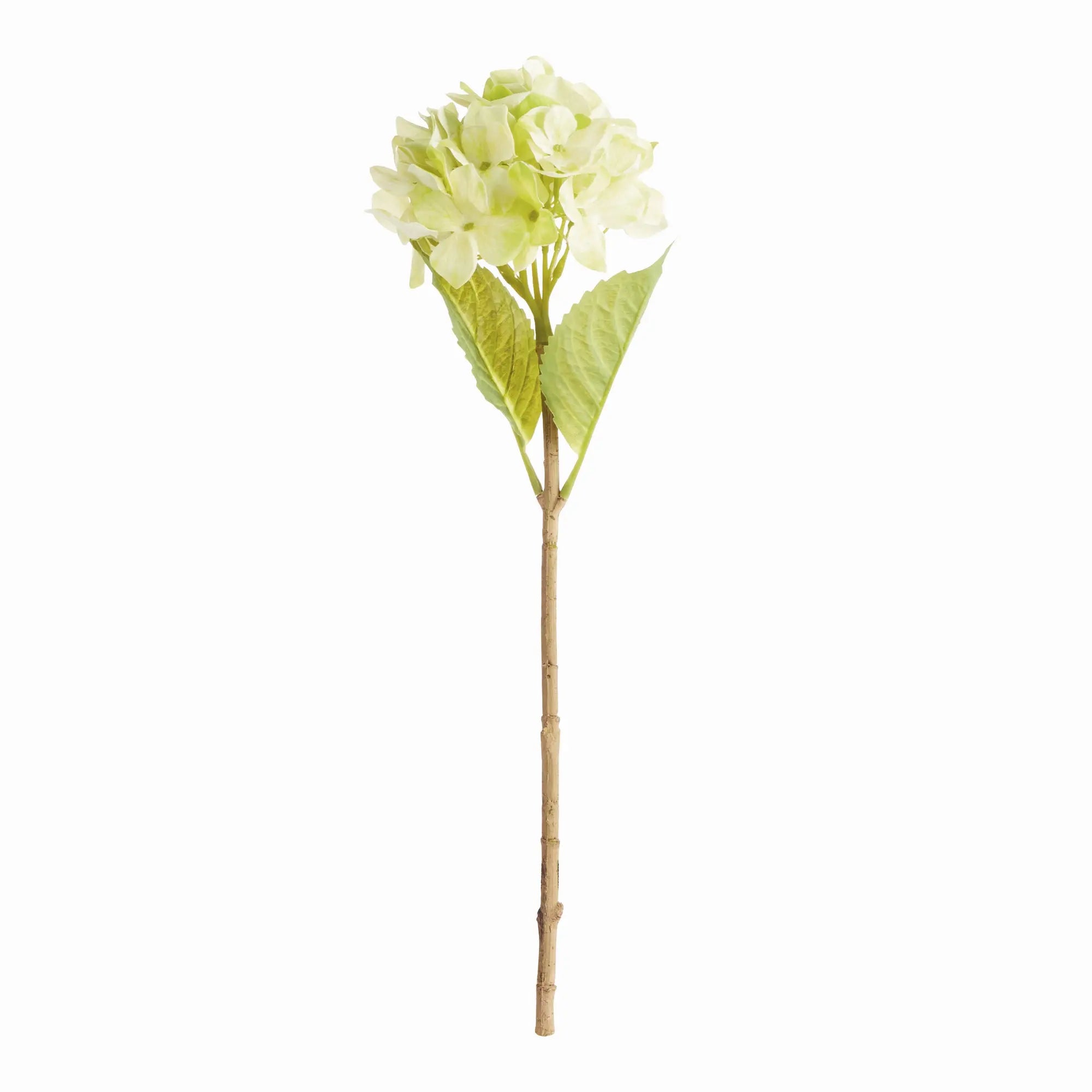 Hydrangea Stems - Set of 6 Life-Like 18" Faux Floral Stems - Villa Decor & Design