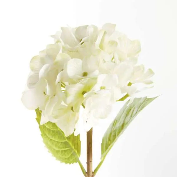 Hydrangea Stems - Set of 6 Life-Like 18" Faux Floral Stems - Villa Decor & Design