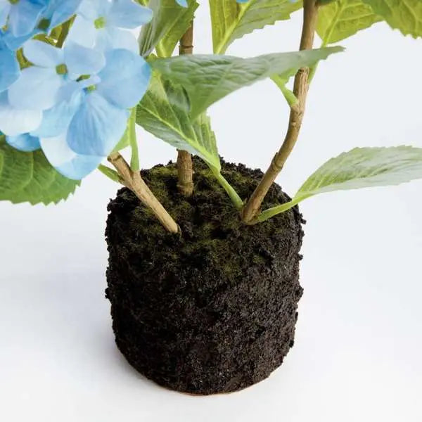 Hydrangea Drop-in - 18" Realistic Faux Hydrangea (White or Blue) - Villa Decor & Design