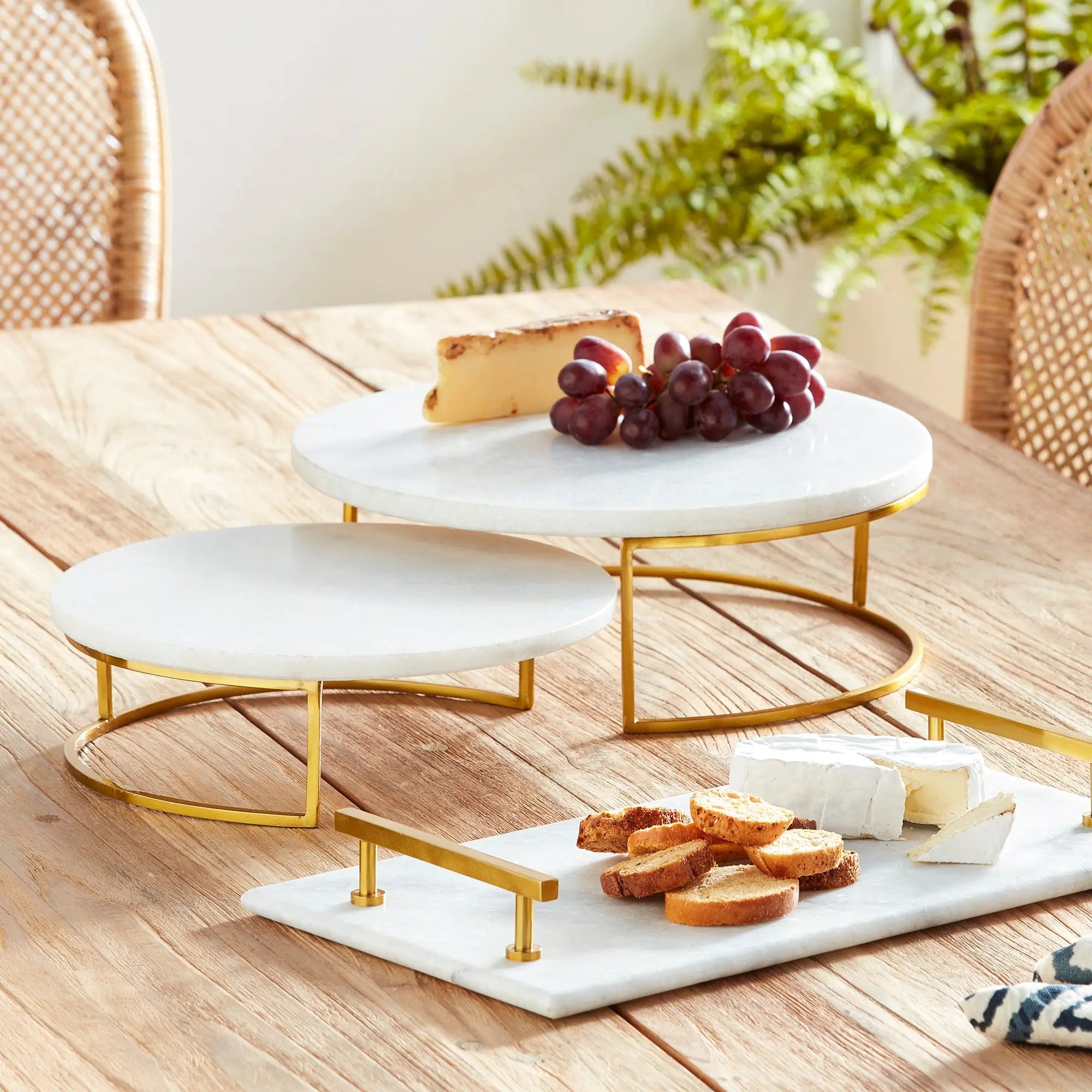 VIENNA SERVING STANDS, SET OF 2 Villa Decor & Design