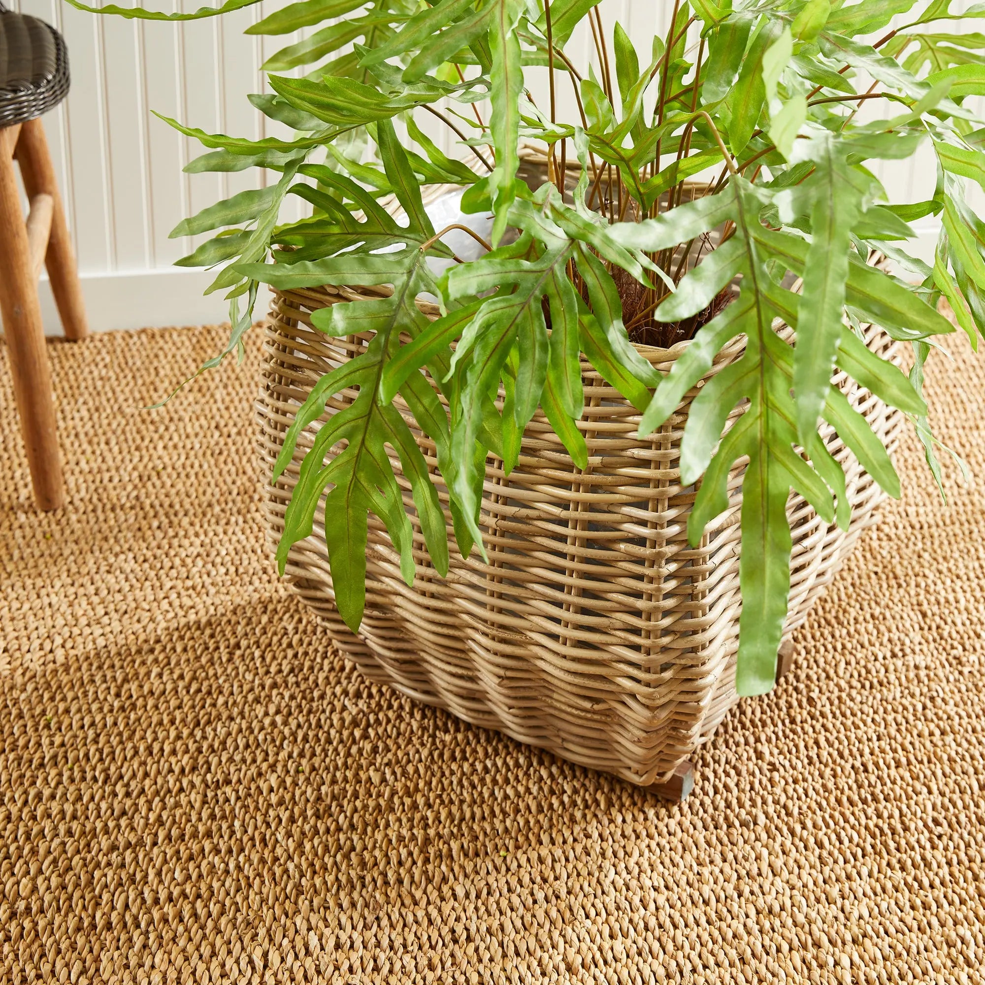 SYLVIE SQUARE TAPER BASKET LARGE Villa Decor & Design