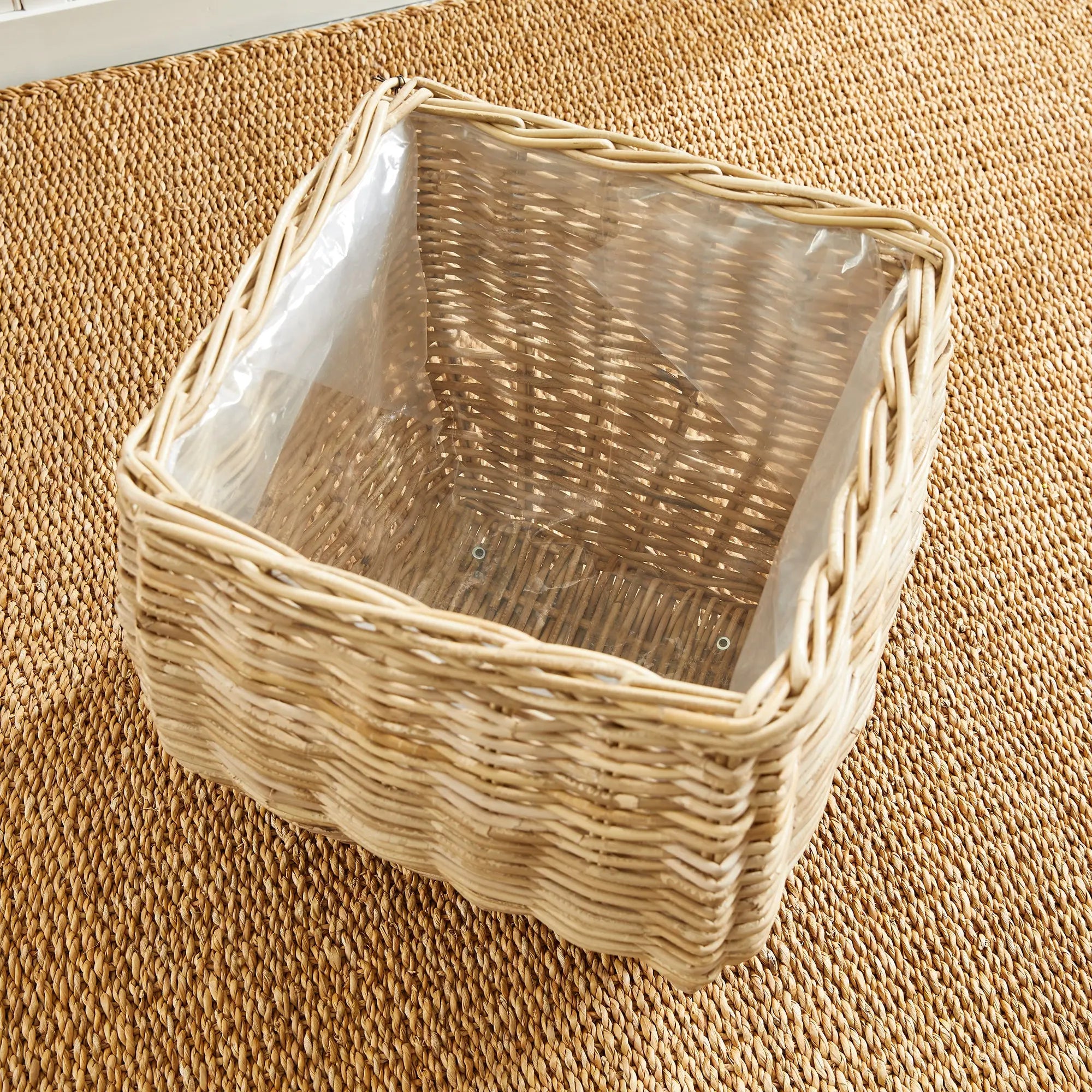 SYLVIE SQUARE TAPER BASKET LARGE Villa Decor & Design