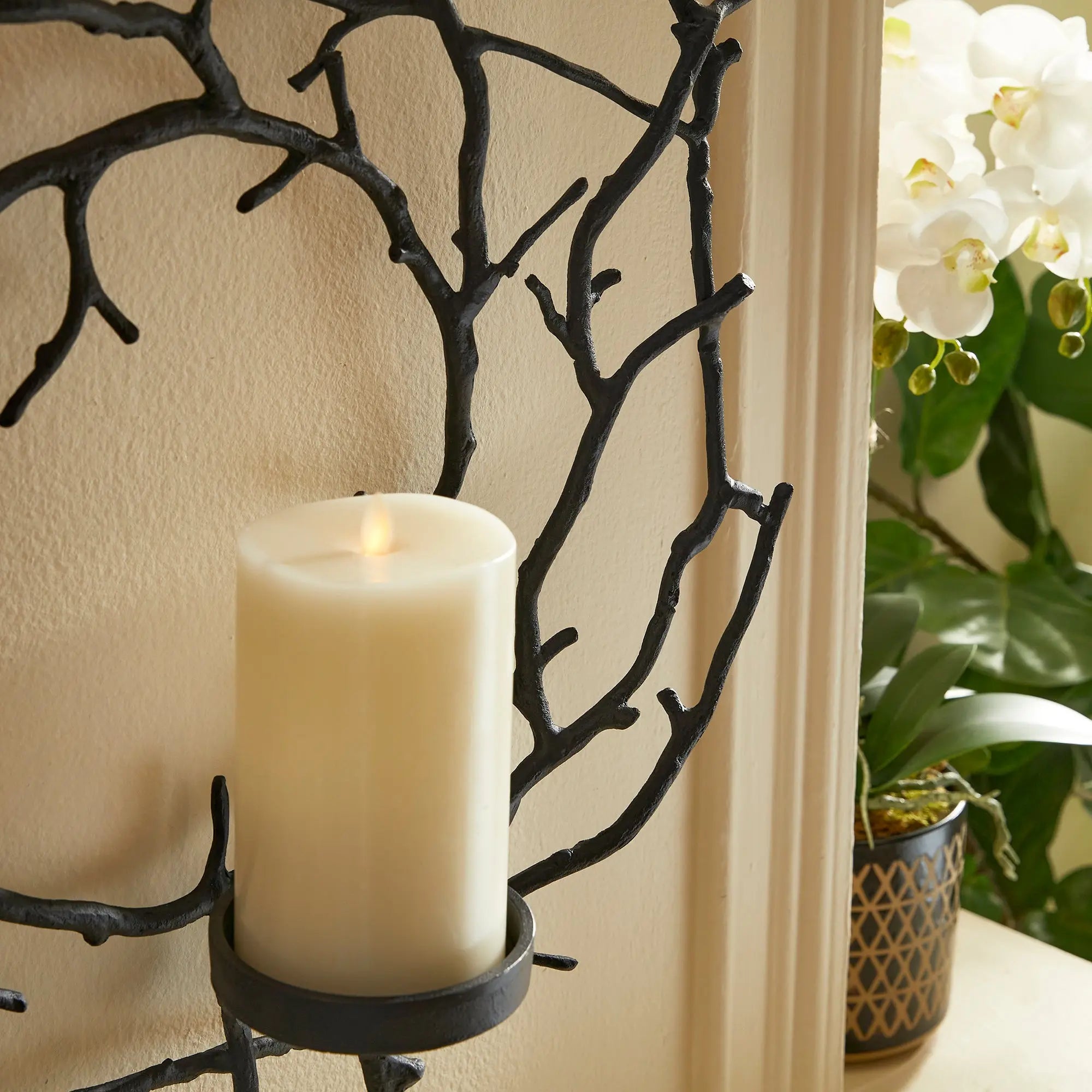 BRANCH WALL CANDLEHOLDER Villa Decor & Design