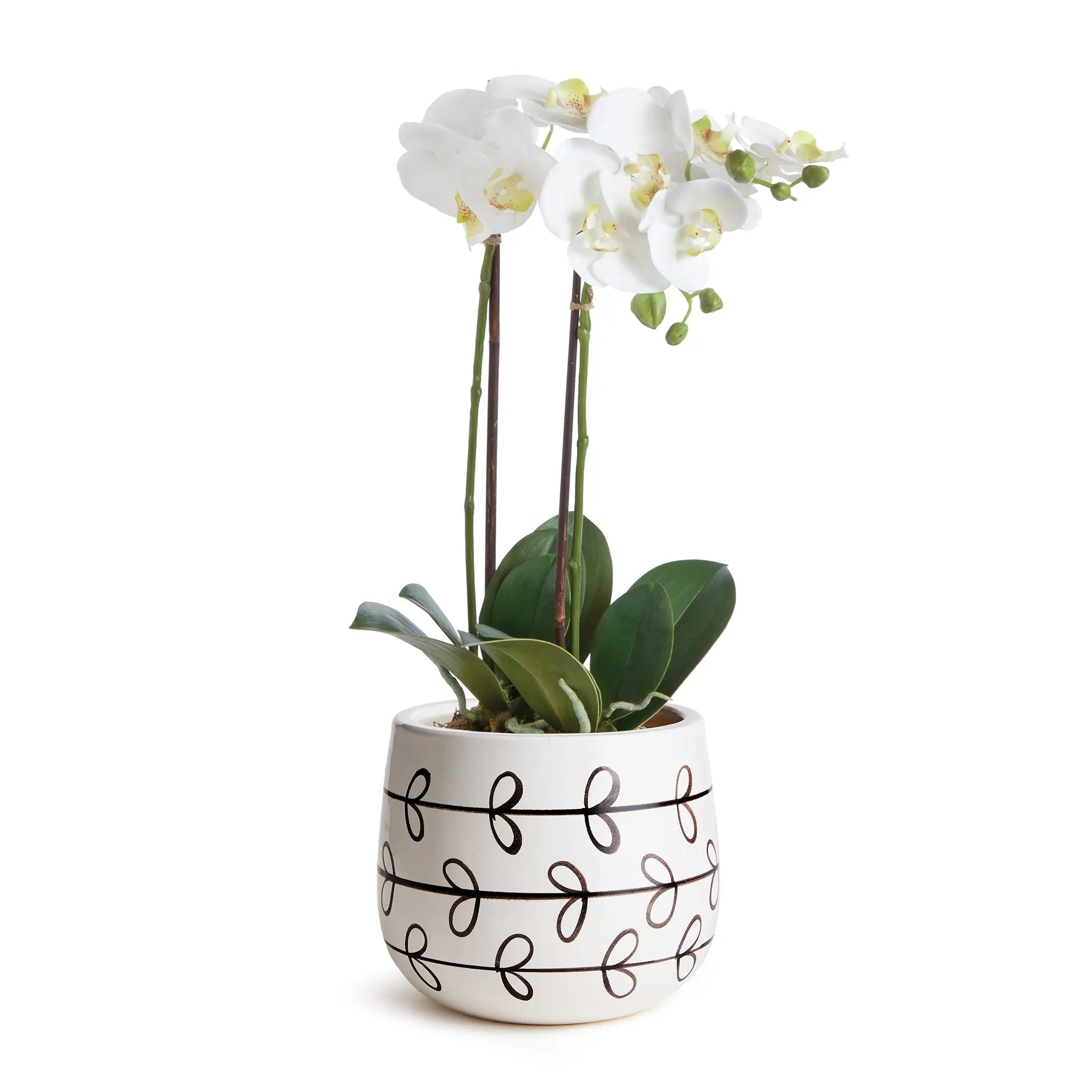 MILLIE HAND-PAINTED POT SMALL Villa Decor & Design