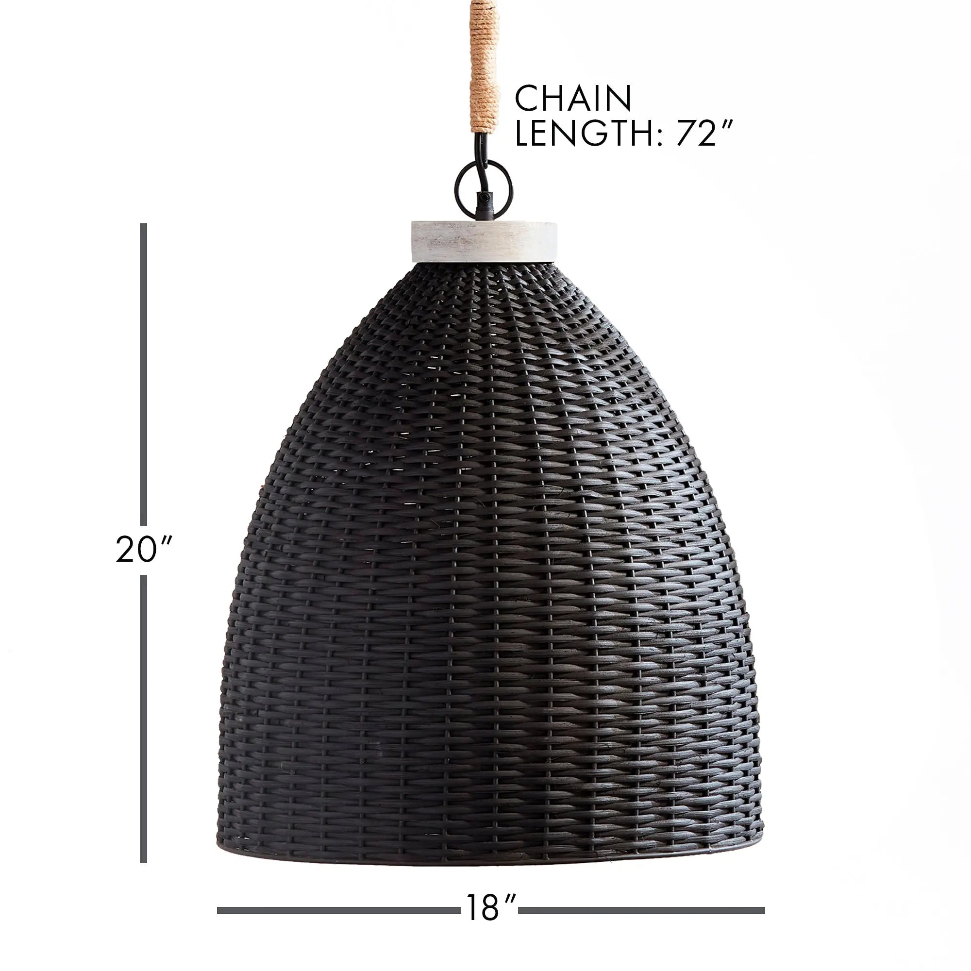 Salinas Pendant - BLACK