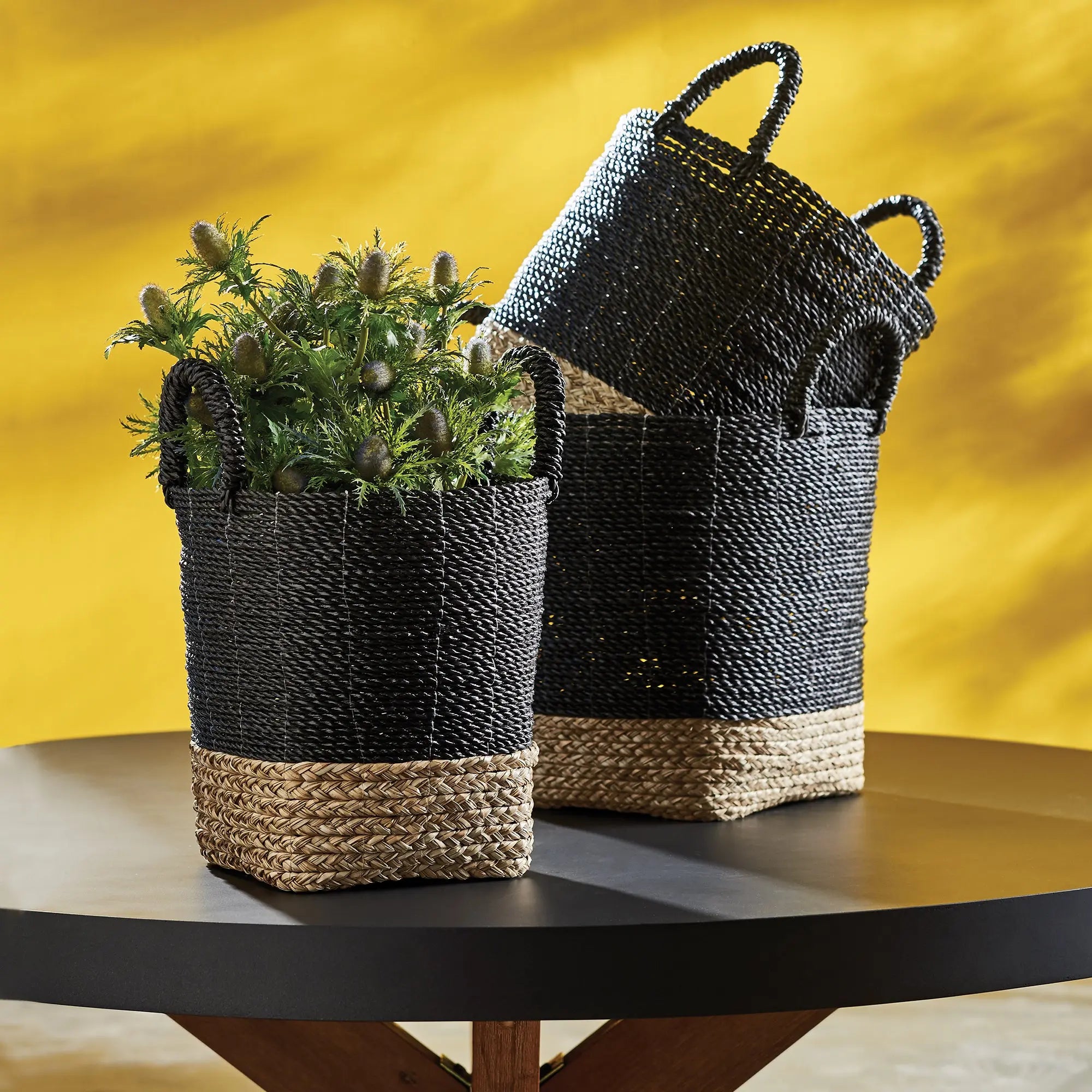 MADURA MARKET BASKETS, SET OF 3 Villa Decor & Design